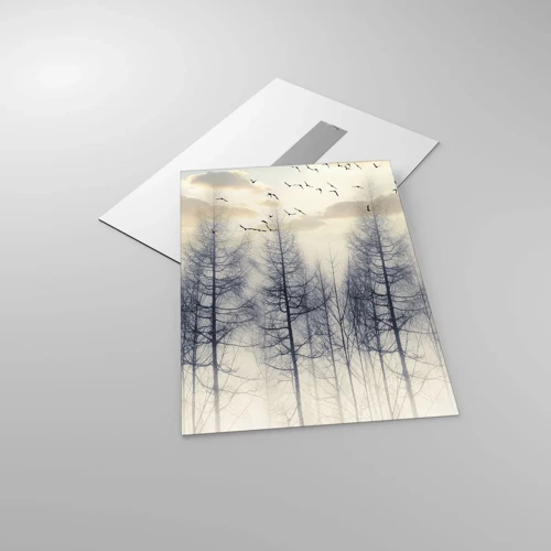 Obraz na skle - Duchové lesa - 50x70 cm