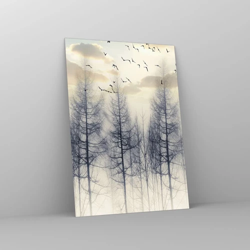 Obraz na skle - Duchové lesa - 50x70 cm