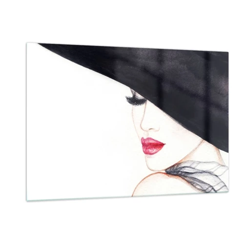 Obraz na skle - Elegance a smyslnost - 120x80 cm