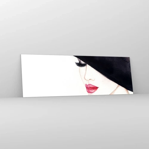 Obraz na skle - Elegance a smyslnost - 90x30 cm