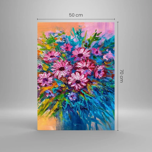 Obraz na skle - Energie života - 50x70 cm