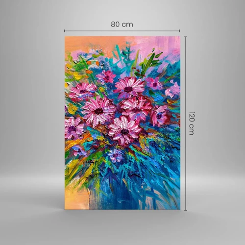 Obraz na skle - Energie života - 80x120 cm