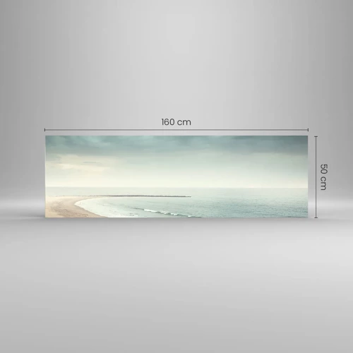 Obraz na skle - Hledám klid - 160x50 cm