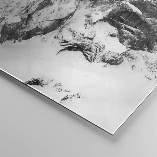 Obraz na skle - Hrozivý žulový hřeben - 70x100 cm