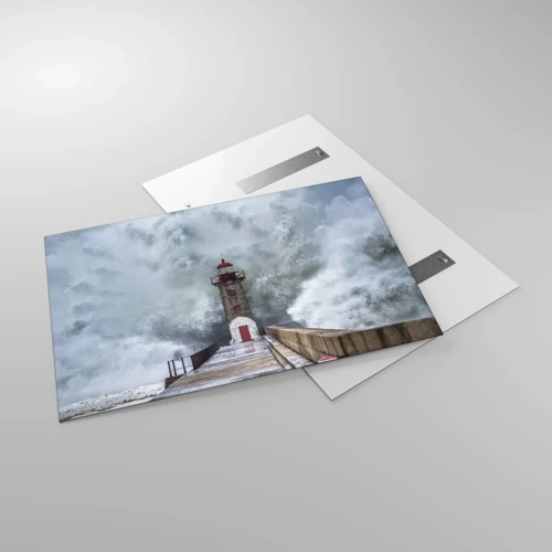 Obraz na skle - Hukot vody, šum větru - 120x80 cm