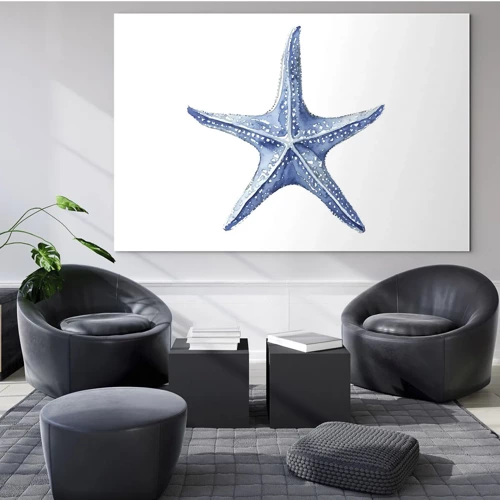 Obraz na skle - Hvězda moře - 70x50 cm