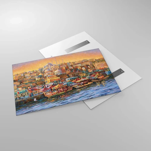 Obraz na skle - Istanbulský příběh - 120x80 cm