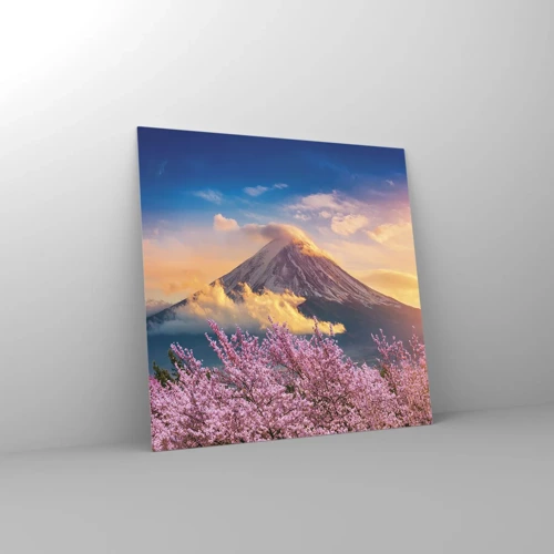 Obraz na skle - Japonská svátost - 60x60 cm