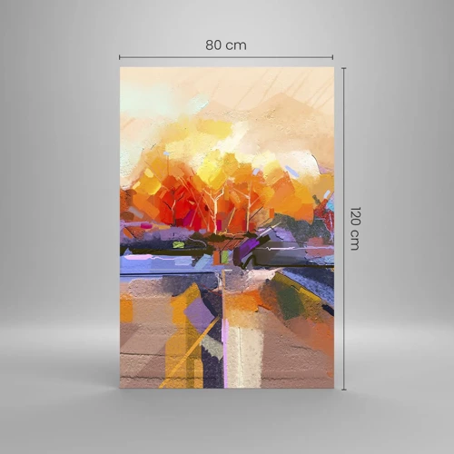 Obraz na skle - Je podzim - 80x120 cm