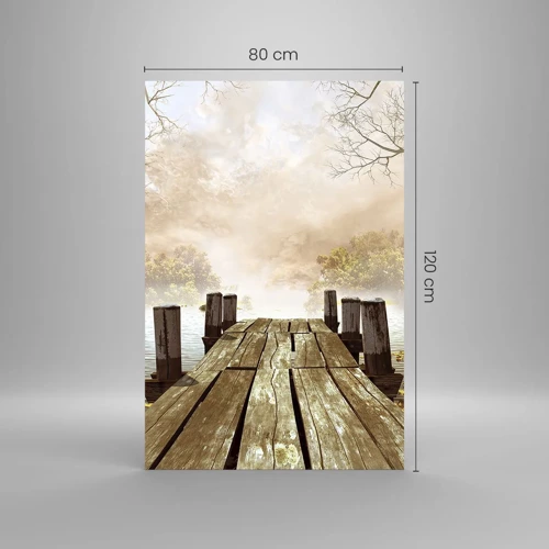 Obraz na skle - Jemný smutek podzimu - 80x120 cm