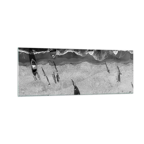 Obraz na skle - Ještě na břehu… - 140x50 cm
