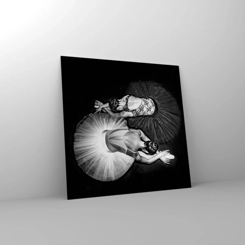 Obraz na skle - Jin a jang – dokonalá rovnováha - 30x30 cm