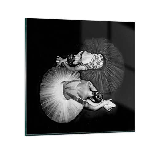 Obraz na skle - Jin a jang – dokonalá rovnováha - 40x40 cm