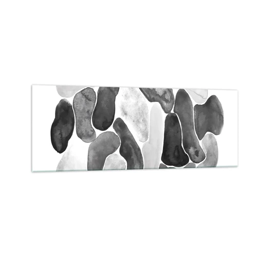 Obraz na skle - Kamenitá abstrakce - 140x50 cm