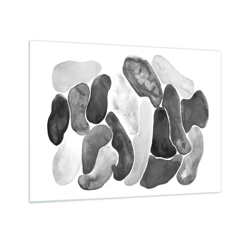 Obraz na skle - Kamenitá abstrakce - 70x50 cm