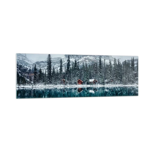 Obraz na skle - Kanadské útočiště - 160x50 cm