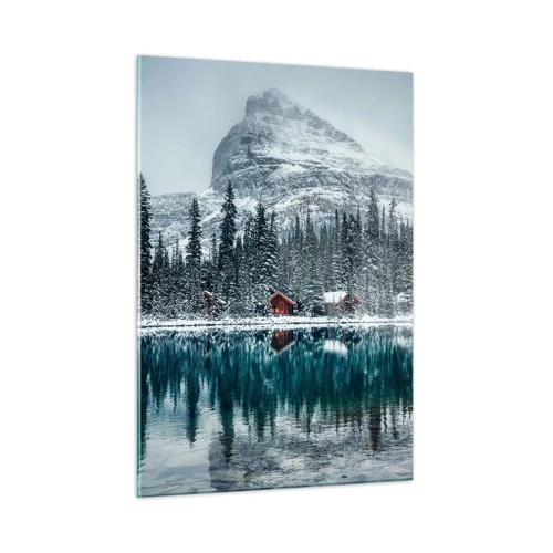 Obraz na skle - Kanadské útočiště - 50x70 cm