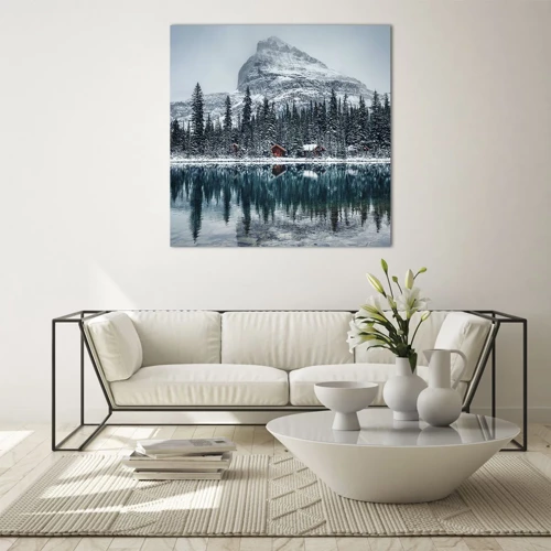 Obraz na skle - Kanadské útočiště - 60x60 cm
