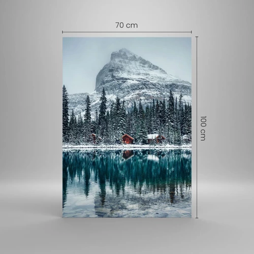 Obraz na skle - Kanadské útočiště - 70x100 cm