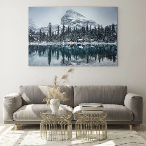 Obraz na skle - Kanadské útočiště - 70x50 cm