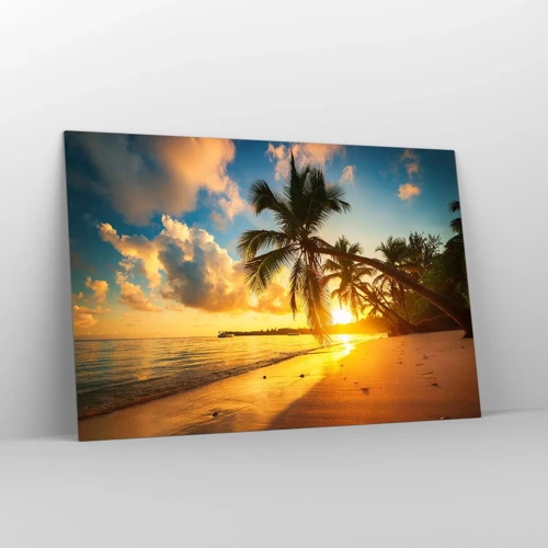 Obraz na skle - Karibský sen - 120x80 cm