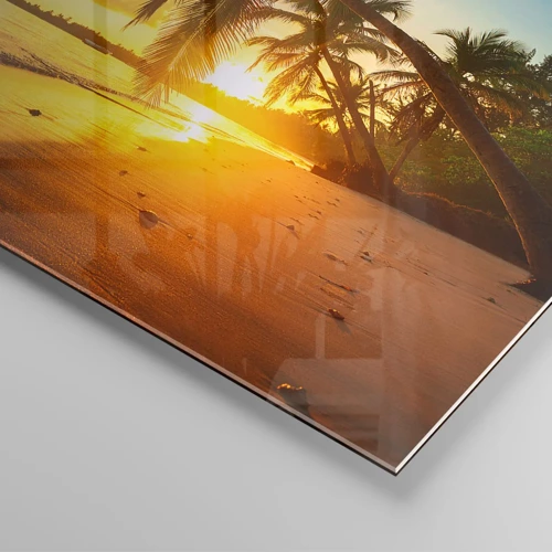 Obraz na skle - Karibský sen - 120x80 cm