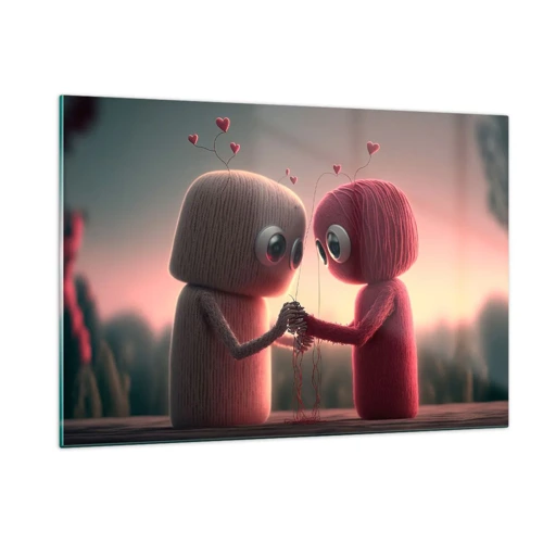 Obraz na skle - Každý může milovat - 120x80 cm