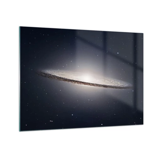 Obraz na skle - Kdysi dávno, v jedné vzdálené galaxii… - 70x50 cm