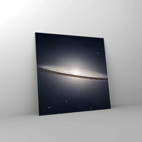 Obraz na skle - Kdysi dávno, v jedné vzdálené galaxii… - 70x70 cm