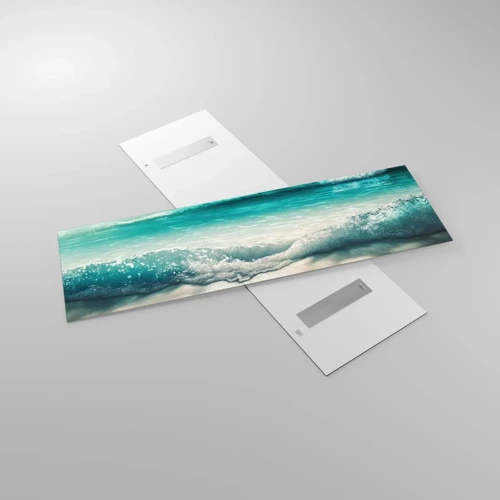 Obraz na skle - Klid oceánu - 160x50 cm