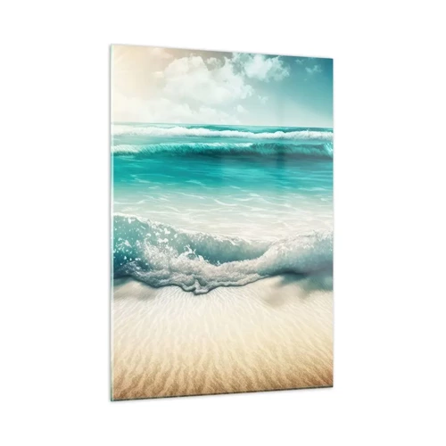 Obraz na skle - Klid oceánu - 50x70 cm
