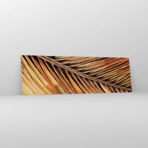 Obraz na skle - Kokosové zlato - 160x50 cm