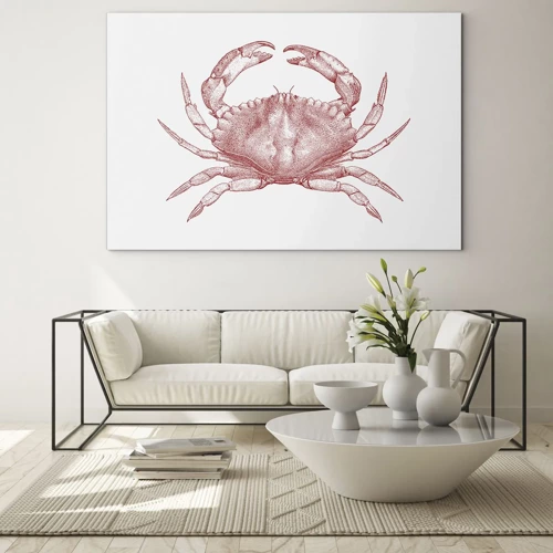 Obraz na skle - Krab nad kraby - 70x50 cm