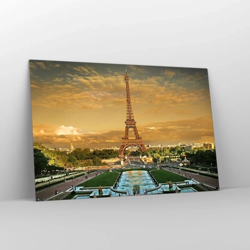 Obraz na skle - Královna Paříže - 120x80 cm