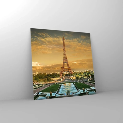 Obraz na skle - Královna Paříže - 60x60 cm
