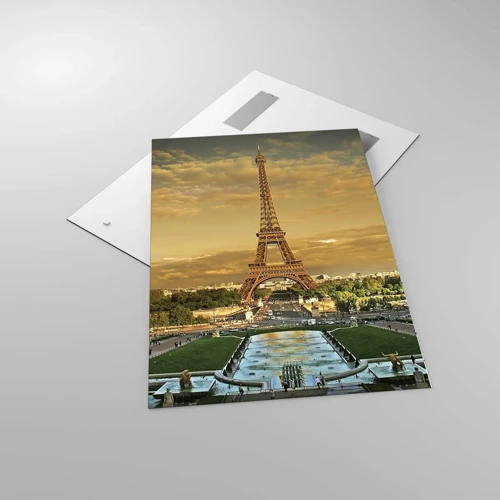 Obraz na skle - Královna Paříže - 70x100 cm