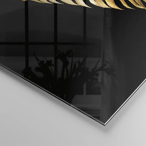 Obraz na skle - Krásne peříčko… - 100x40 cm