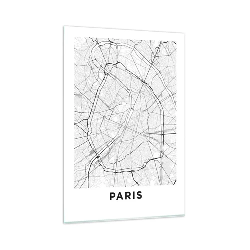 Obraz na skle - Květ Paříže - 80x120 cm