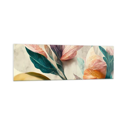Obraz na skle - Květiny jižních ostrovů - 160x50 cm