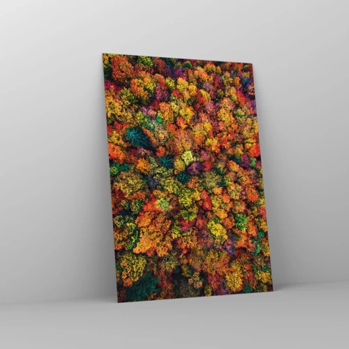 Obraz na skle - Kytice podzimních stromů - 70x100 cm