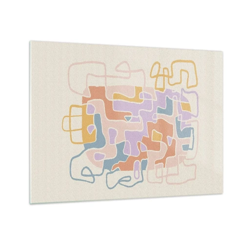 Obraz na skle - Labyrint – veselé dobrodružství - 70x50 cm