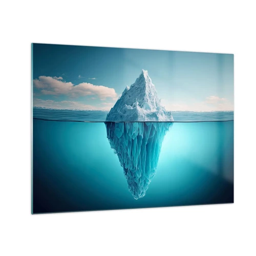 Obraz na skle - Ledová královna - 70x50 cm