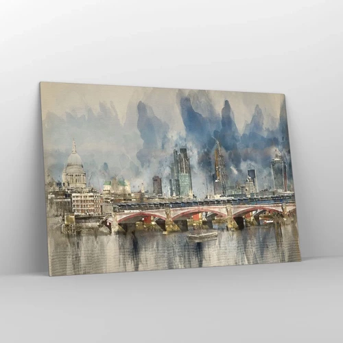 Obraz na skle - Londýn v celé své kráse - 120x80 cm
