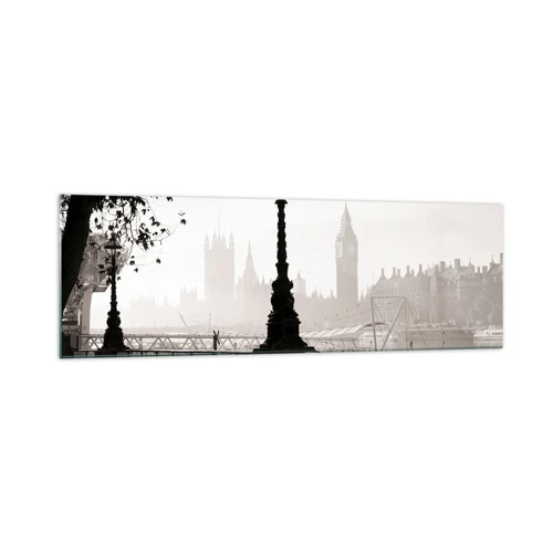 Obraz na skle - Londýnské ráno - 160x50 cm