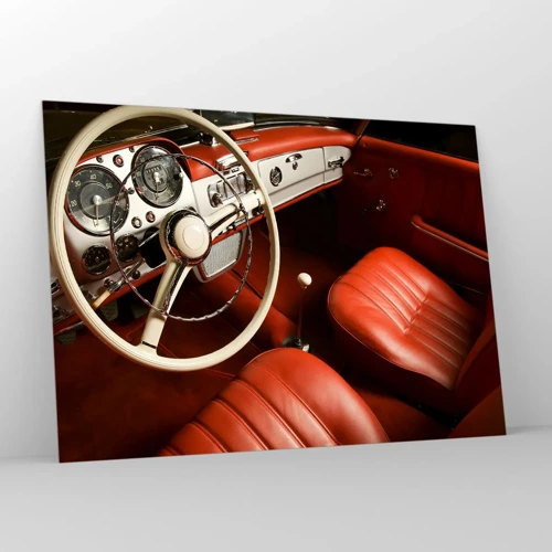 Obraz na skle - Luxus ve stylu vintage - 100x70 cm