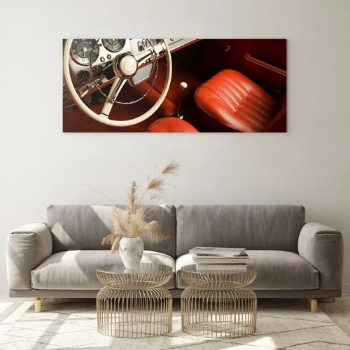 Obraz na skle - Luxus ve stylu vintage - 120x50 cm