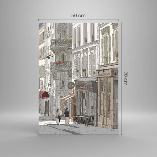 Obraz na skle - Městské radosti - 50x70 cm