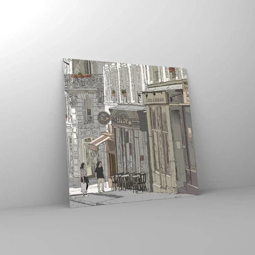 Obraz na skle - Městské radosti - 60x60 cm