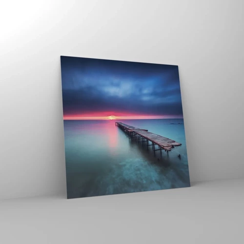 Obraz na skle - Mezi nebem a zemí - 60x60 cm