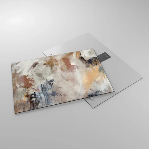Obraz na skle - Mlhavá abstrakce - 70x50 cm